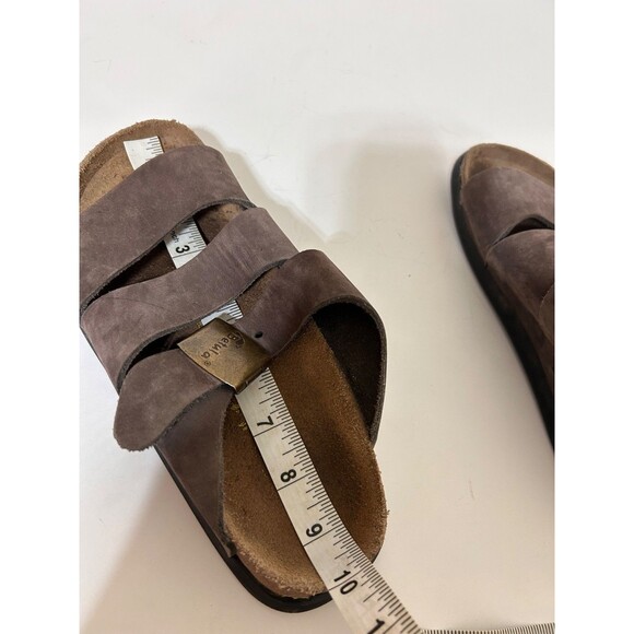 Birkenstock Betula Size 7- 7.5 Eva Basic Brown 3 Strap Sandals - Picture 3 of 13
